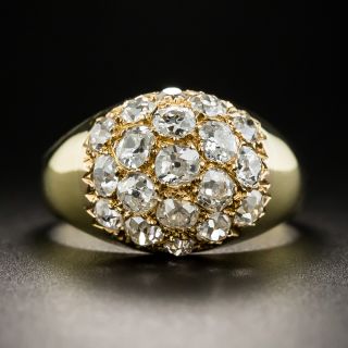 French Diamond Cluster Ring - 2