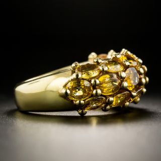 French Golden Sapphire Ring by Arfan, Paris
