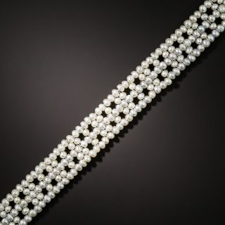 French Natural Seed Pearl Bracelet - 2