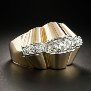 French Retro Diamond Ring