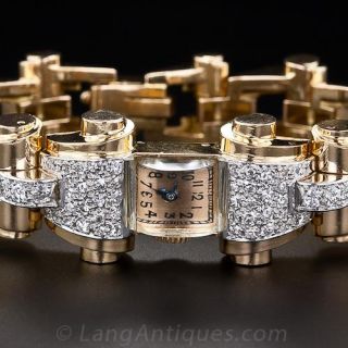 French Retro Diamond Watch