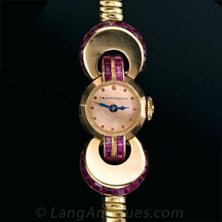 French Retro Ladies Wrist Watch Main View