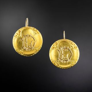 French Second Empire Dangle Earrings - 2