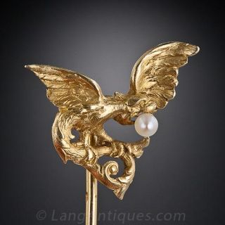 French Turn-of-the-Century Griffin Stick Pin