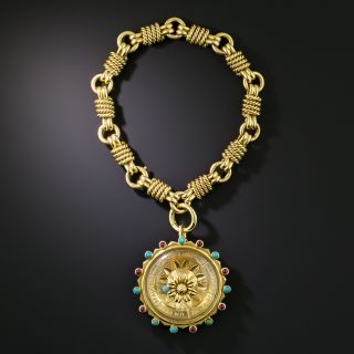French Van Cleef  & Arpels Love Roulette Charm Bracelet, 1960s - 2