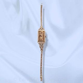 Frodshom Deco Ladies Diamond Wristwatch