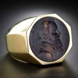 Galileo Intaglio Gents Ring