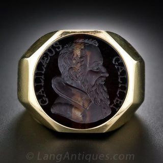 Galileo Intaglio Gents Ring
