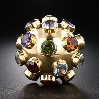 Gemstone Sputnik Pendant