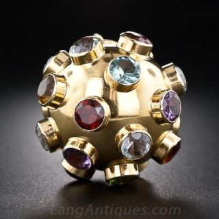 Gemstone Sputnik Pendant