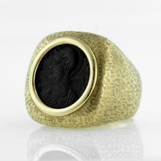 Gent's Ancient Roman Coin Ring