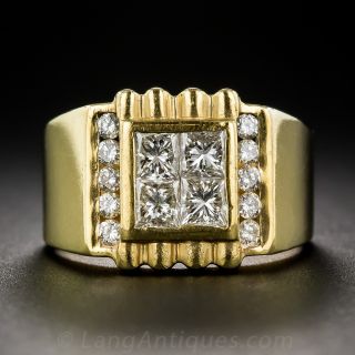 Gent's Contemporary Style Ring - 1