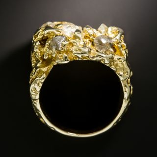 Gent's Estate Rough Diamond Ring