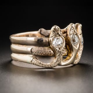 Gent's Vintage Triple Snake Ring