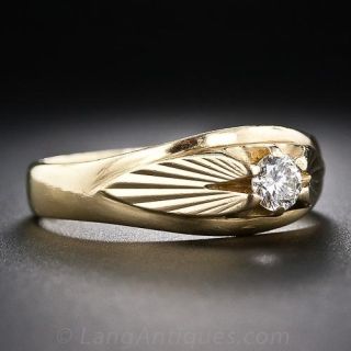 Gent's .30 Carat Vintage Diamond Ring