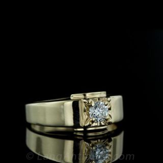 Gents Estate Diamond Ring