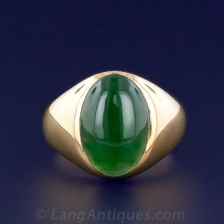 Gents Jade Ring
