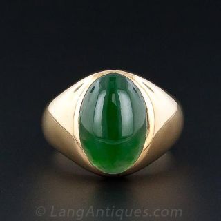 Gents Jade Ring