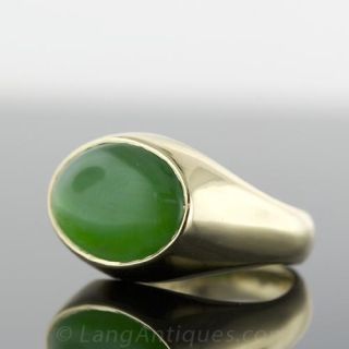 Gents Jade Ring