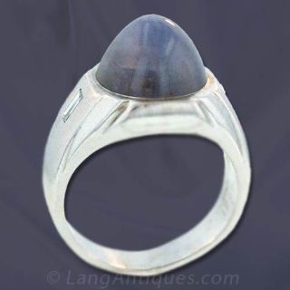 Gents Star Sapphire Ring, Circa 1930