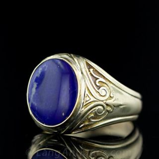 Gents Turn of the Century Lapis Ring