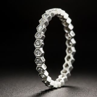 Geometric Diamond Eternity Band - 2