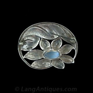 Georg Jensen Moonstone Brooch