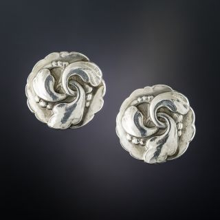 Georg Jensen Sterling Silver Earrings  - 1
