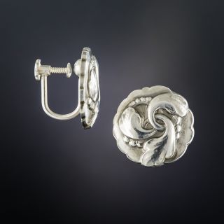 Georg Jensen Sterling Silver Earrings 