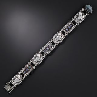 Georg Jensen Sterling Silver Labradorite Dove Bracelet  - 2