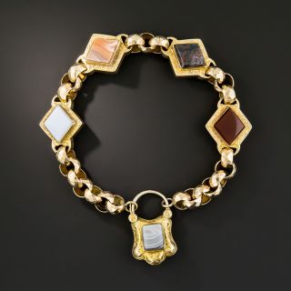 Georgian Agate Gate Bracelet  - 2