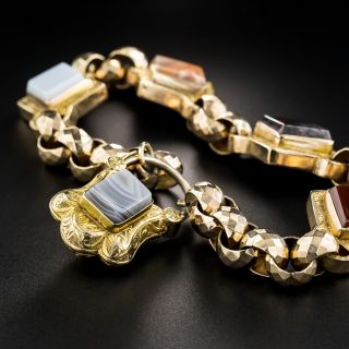 Georgian Agate Gate Bracelet 