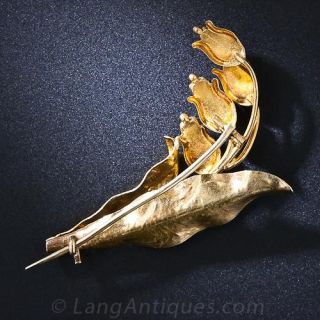 Georgian Antique Lily of the Valley Pin