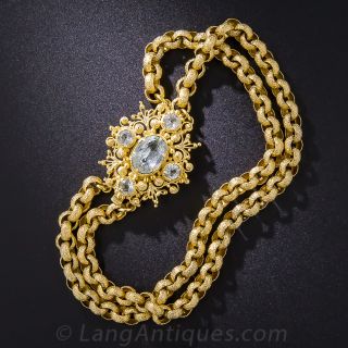 Georgian Aquamarine Bracelet