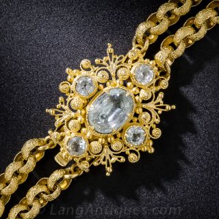 Georgian Aquamarine Bracelet