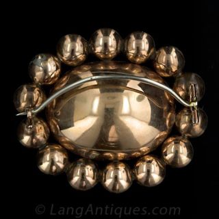 Georgian Citrine Cluster Pin
