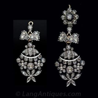 Georgian Diamond Earrings