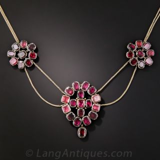 Georgian Garnet Necklace