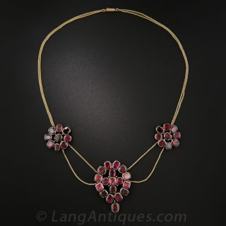 Georgian Garnet Necklace