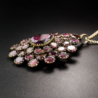 Georgian Garnet Pendant