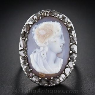 Georgian Hardstone Cameo Ring