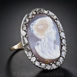 Georgian Hardstone Cameo Ring