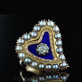 Victorian Heart Ring Main View