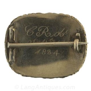 Georgian Memorial Hair Pin