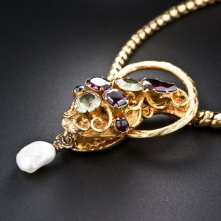 Georgian Multi-Colored Snake Necklace