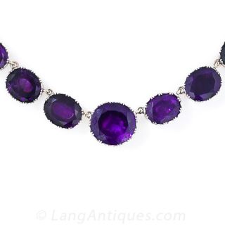 Georgian Amethyst Riviere