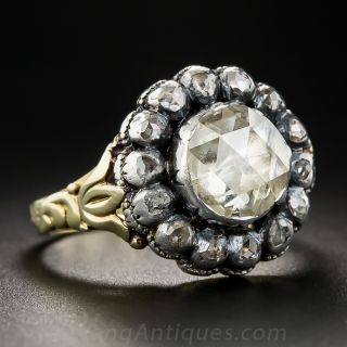 Georgian Style Diamond Cluster Ring