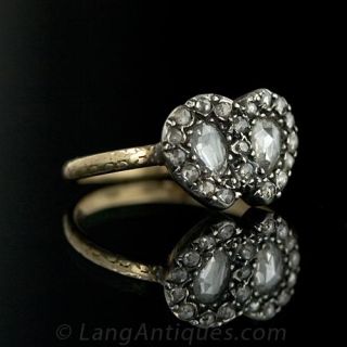 Georgian Style Rose Cut Diamond Ring