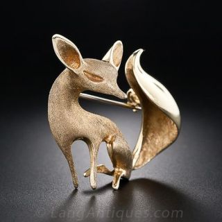 German Fox Pin