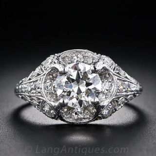 Edwardian Diamond Engagement Ring 